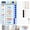 Blue, variant on Owlprince Magnetic Chore Chart with Timer, 21 Pcs Checklist Visual Schedule Board, ADHD Tools with 99-Min Countup/Down Visual Timer, Bedtime/Morning/Daily Routine Chart Dry Erase to Do List - Blue