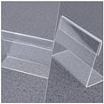 thumbnail image 2 of UPKOCH 25Pcs Clear Acrylic Sign Holders with Tilt Stand for Wedding Table Display, 2 of 8