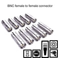 thumbnail image 2 of HEVIRGO 10Pcs BNC Female to Female Connector Adapter Coupler Converter Replacement Kit for CCTV Video Camera, 2 of 10