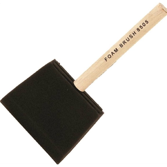 ProSource 850540 Paint Brush, 4 W in Brush, Foam Brush, Wood Handle