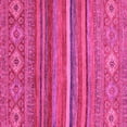 thumbnail image 1 of Ahgly Company Indoor Square Abstract Pink Modern Area Rugs, 6' Square, 1 of 4
