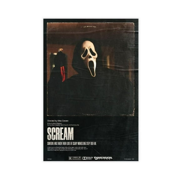 Scream Movie Poster(1) Canvas Poster Wall Art Decor Print Picture Paintings for Living Room Bedroom Decoration Posters