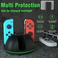 thumbnail image 5 of SIISLL Controller Charging Dock for Nintendo Joycon, Charger Station with JoyCon, 4 in 1 Joycon Charging Dock for Joy Con with LED Indication and USB Type-C Charger Cable, 5 of 7