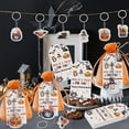 thumbnail image 2 of Serencatcher 72pcs Halloween Party Favors, 24pcs Black Orange Halloween Baby Shower Birthday Party Decorations Include Arcylic Keychains Thank You Gift Tags Organza Bags for Retro Happy Halloween, 2 of 6