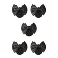 thumbnail image 2 of kurtrusly Bow Work Hair Clips Hair Accessories For And Style Snood Net Elastic Hair Nets Two Bows-black 5Set, 2 of 6