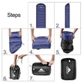 thumbnail image 5 of Sleeping Bag XL for Adults, Cotton Flannel Sleeping Bags Great for 4 Season Camping, Waterproof, Comfort with Compression Sack Traveling, Hiking, & Outdoor Activities, 5 of 5