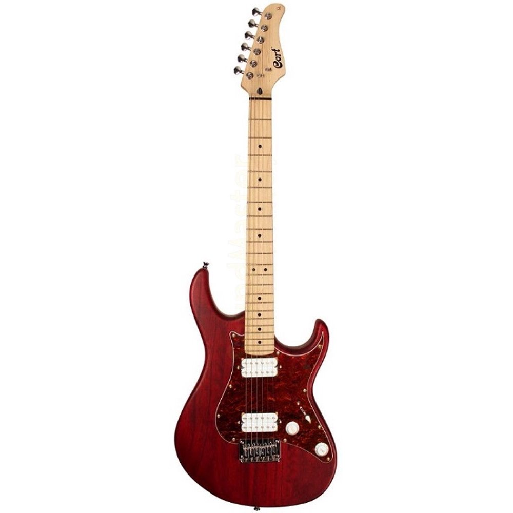 Cort G Series G100HH Electric Guitar, Open Pore Black Cherry Walmart