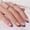 Black French, variant on French Tip Press On Nails Almond - Hot Sale Short Stick On Nails for Women, False Nails in 12 Sizes - 24 Soft Gel Fake Nails Kit