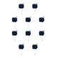 thumbnail image 1 of Cateissary Poliéster Elegante ramillete de boda Broches accesorios delicados y refinados Durable y duradero azul oscuro azul oscuro 10Conjunto, 1 of 6
