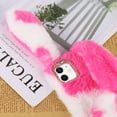 thumbnail image 2 of SHOWERORO 1Pack Fluffy Cute Phone Case Pink Plush Protective Cover for Daily Use, 2 of 4