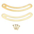 thumbnail image 3 of 20PCS Lid Support Hinges with Screws Recurved Rod Hardware Lid Stay Hinge suitable for Cabinet Jewelry Box Wardrobe Brass Color-jc, 3 of 5