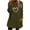 #28-Army Green, variant on Neewe Women's Winter Warm Sherpa Lined Fleece Crewneck Sweatshirt Pullover Loungewear Tunic Tops