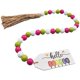 thumbnail image 2 of Wood Hanging Beaded Decoration Multi Wall Hanging Ornament DIY Tassel Pendent Perfect DIY Gift, 2 of 5