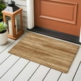 thumbnail image 4 of Brown Wooden Entryway Rug 2'x3'&nbsp; Non Slip Front Door Mats, Vintage Western Country Wooden Plank Entrance Rugs Indoor Outdoor Carpet, Washable Floor Mats Small Area Rug for Bedroom Kitchen, 4 of 8