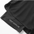 thumbnail image 7 of Men's 2-in-1 Breathable Mesh Workout Shorts Drawstring Elastic Waist Quick Dry Athletic Shorts with Liner for Gym & Running, 7 of 7