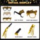 thumbnail image 4 of EeaseMX Regalos de fiesta de Año Nuevo Gadpiparty 2023: gafas, anteojos, sombreros, diademas, silbatos y accesorios para fotomatón., 4 of 8