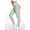 Gray, variant on Women's Thick High Waist Yoga Exercise Stretch Stretch Pants Tummy Control Slimming Lifting Anti Cellulite Scrunch Booty Leggings Ruched Butt Textured Tights Sport Workout
