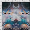 thumbnail image 1 of Soimoi Polyester Crepe Fabric Sea & Flying Bird Panel Decor Fabric Printed Yard 52 Inch Wide, 1 of 1