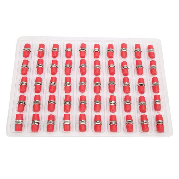 Industrial 50Pcs Fiber Optic Coupler FC Connector Adapter FC/UPC Metal Industrial Supplies