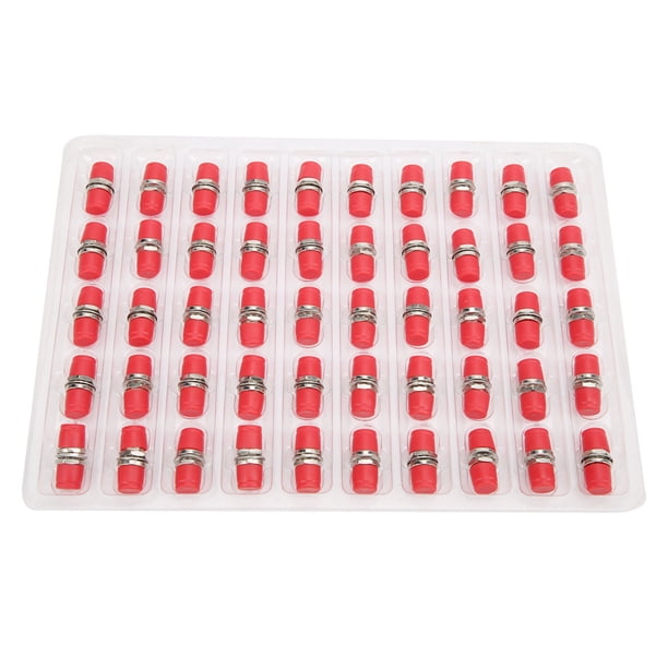 Acoplador de fibra óptica Jadeshay 50 piezas Acoplador FC-FC Durabilidad extendida