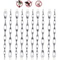 thumbnail image 1 of 10 Piezas Repelente de Pájaros, Repelente de Pájaros Reflectante, Barra para Pájaros de 30 cm, Luz Espiral Reflectante de 360 ​​Grados, Adecuado para Balcones, Árboles Frutales, Huertos (Plata), 1 of 5