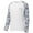 White/Grey Hexagonal Scales, variant on Bassdash UPF 50 Fishing Tee for Men Camo Long Sleeve Shirt Quick Dry Sweatshirts