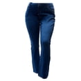 thumbnail image 4 of Jean's Denim handcrafted Womens Rhinestone Plus Size Stretch Bootcut slim cut, 4 of 4