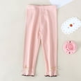 thumbnail image 2 of Generic Kids Toddler Baby Girls Autumn Winter Bow Tie Soft Solid Cotton Long Pants Leggings Clothes Baby Girl'S Cartoon Print Leggings Children'S Lightweight Outerwear Pants, 2 of 4
