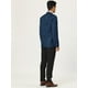 thumbnail image 5 of Lars Amadeus Blazer formal ajustado para hombre, traje de vestir con un botón y un solo pecho, abrigo deportivo Armada L, 5 of 6