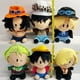 thumbnail image 4 of Muñeco de peluche de anime de One Piece, Luffy, personaje de dibujos animados, Sabo, Sanji, Trafalgar, Law Zoro, Ace, lindo muñeco de peluche Kawaii, regalo de Navidad para niños, 4 of 5