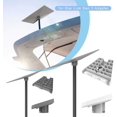 thumbnail image 4 of HELIAHOO for Star Link Gen 3 Adapter,Pipe Mount Adapter Mounting Kit,Stainless Steel Wall Mount for Starlink Internet Kit Satellite,Adjustable for Starlink Mounting Kit Gen 3 (white) AZ83-21632, 4 of 9