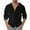 Black, variant on Afdoent Men's Shirts Male Spring Button Hooded Long Sleeve Jacket Cardigan Jacquard Solid Color Shirt Vacation Summer Beach Shirts