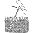 thumbnail image 4 of Metal Ground Anchor Kit - 4pcs Auger-Style 12 3/4" ea. All Hardware Included. Easy Assembly, Strong and Durable. for Backyard Swing Sets, Trampolines, Yard Furniture, by a USA Company, 4 of 4