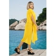 thumbnail image 3 of HAPPY BAY Women's Beachwear Summer Swim Beach Dress Cover ups for Swimwear Women Short Front Tie Swimsuit Coverups for Women L-XL Yellow_AC93, 3 of 5