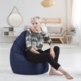thumbnail image 1 of Brava Pouf Poire TG Bleu Foncé Clair, 1 of 1