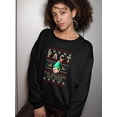 thumbnail image 2 of Holidays Are Here, Fact Sweatshirt Women The Office, Female 4X-Large, 2 of 4