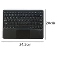 thumbnail image 2 of Ultra-Slim Wireless Bluetooth Keyboard with Touchpad - Universal Rechargeable Keyboard for iPad iOS Android Windows Devices, 2 of 5