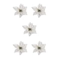 thumbnail image 2 of Matsuzay 10 Pieces Christmas Flowers Artificial Simulation Tree Decoration Household Wedding Flower Large Xmas Heads Ornament Type2 NO2, 2 of 6