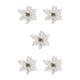 thumbnail image 2 of Billuyoard Pack of 10 Christmas Glitter Flowers Heads Decoration Artificial Household Large Ornament Simulation Flower Farmhouse Type2 NO2, 2 of 6