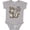 AC-Heather Grey, variant on Funny Skunk Cute Boys or Girls Baby Bodysuit