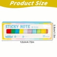 thumbnail image 3 of School Supplies Office Desk Accessories Office Suppliesindex Sticker Label Sticker Colored Strip Style Marking Sticker Student Classification Writing Memo Paper, 3 of 6