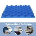 thumbnail image 3 of SWETRACE 12Pcs Soundproof Insulation Blue Polyurethane Background Noise Control for KTV, 3 of 5