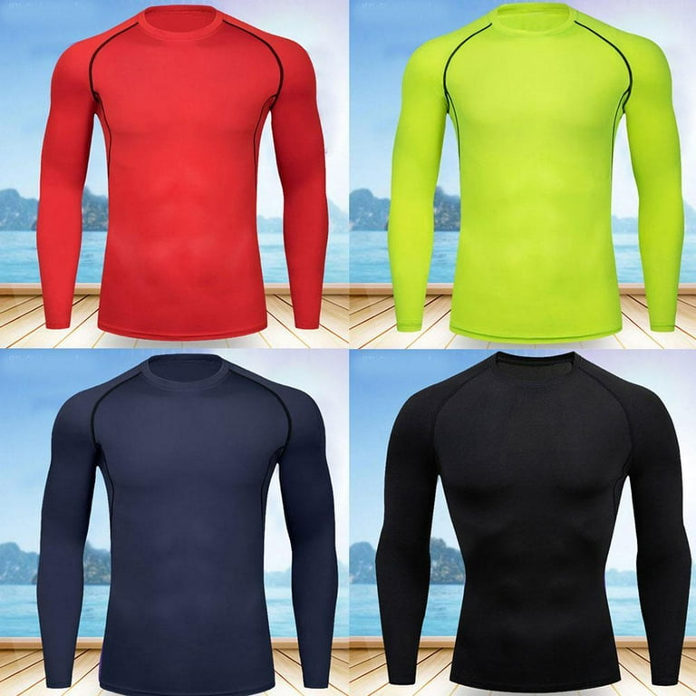 Men Long Sleeve Compression Sports Blouse Thermal Base HOT Men Long Sleeve Compression Sports Blouse Thermal Base HOT
