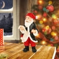 thumbnail image 4 of Figura decorativa de resina de Papá Noel para decoración navideña en sala de estar. Escultura navideña de Papá Noel para el hogar, fiestas y escritori Sosteniendo un bolígrafo, 4 of 8