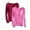Hot Pink--tunic tops for women loose fit dressy, variant on 2 Pack Long Sleeve Shirts for Women with Built in Bras Wireless Cotton Modal Tops Plus Size Scoop Neck Basic Shirt Solid Color Casual Layering Tshirts