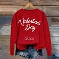 thumbnail image 7 of Penkiiy Valentines Sweatshirts for Women - Cute Valentine Sweatshirt Casual Heart Grahic Pullover Tops XS Red, 7 of 7