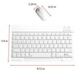 thumbnail image 2 of SuoKom Wireless Keyboard and Mouse Combo, Compact Ultra Slim Portable Slient 78-Keys Keyboard Mouse, Office School Supplies for Computer, Desktop, PC, Laptop, Tablet, 2 of 9