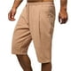thumbnail image 2 of Puntoco Shorts Hombre Casuales Playa Liso Moda,Pantalones Cortos De Corte Clásico Para Hombre，Pantalones Deportivos Rectos Con Cordón Elástico Y Bolsillo Para Hombre, Pantalones Cortos, Gris L, 2 of 9