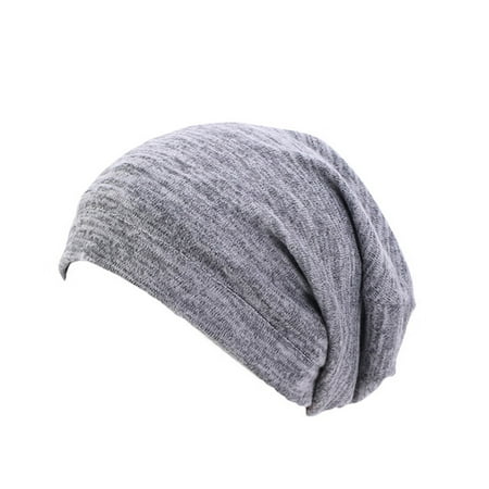 

Qingsaizhen Beanie Hat Breathable Dual Color Faux Cashmere Night Sleep Cap for Sleep