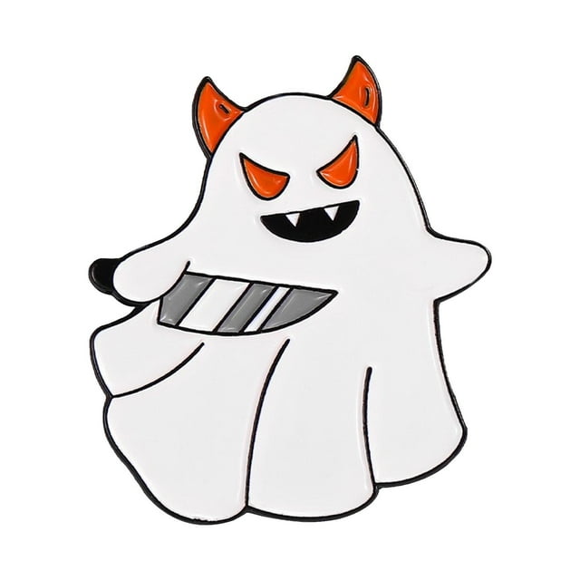 Halloween Pumpkin Pin Badge Adorable Charm for Costumes Bags Jackets Festive Accessory for Trick or Treating & Parties